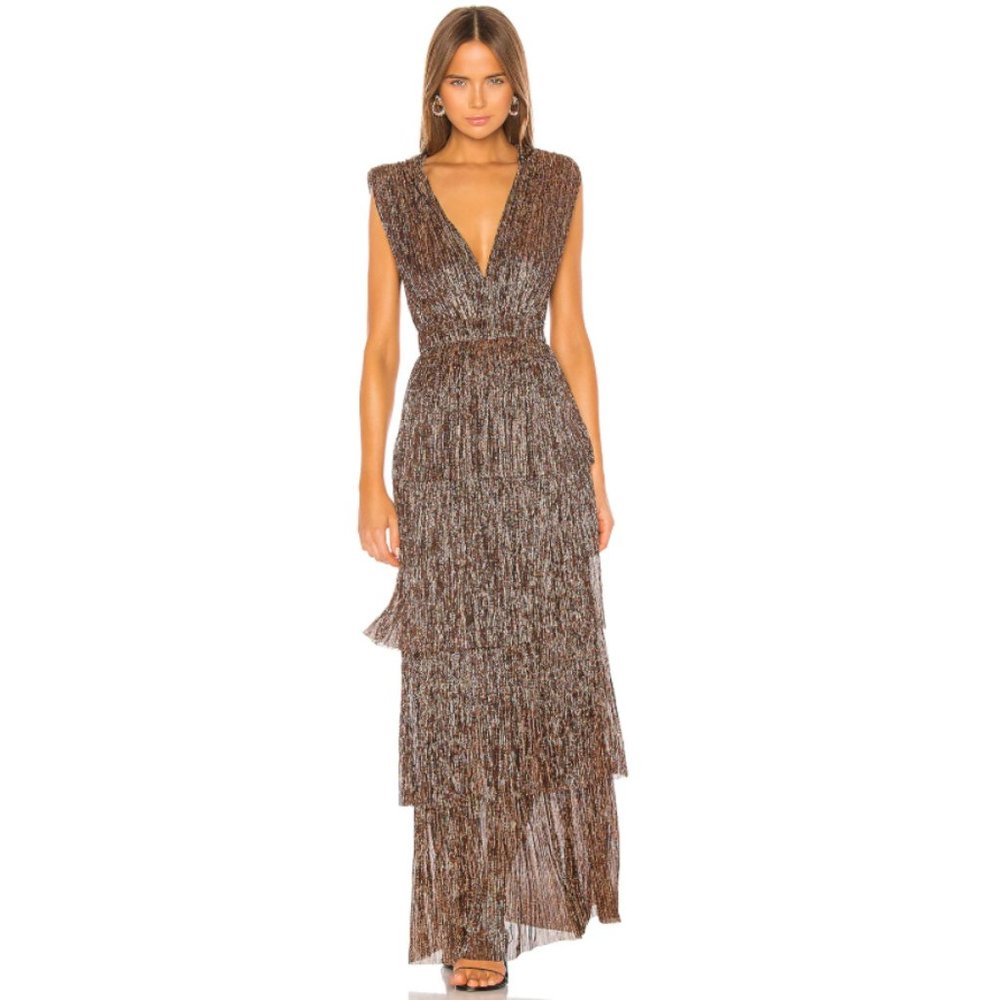 Sabina Musayev | Skylar Gown in Bronze